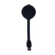 Lampka USB, hub USB 2.0 - czarny