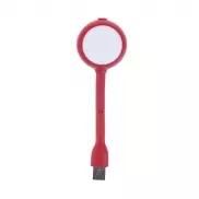 Lampka USB, hub USB 2.0 - czerwony