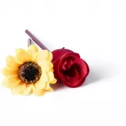 Długopis 'kwiat', zatyczka - żółty