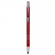 Długopis, touch pen, cieńsza wersja V1601 - czerwony