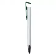 Długopis, touch pen, stojak na telefon - zielony