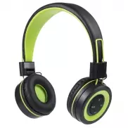 Składane bezprzewodowe słuchawki nauszne - zielony