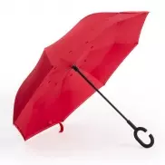 Odwracalny parasol manualny - czerwony