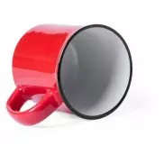 Kubek ceramiczny 300 ml - czerwony