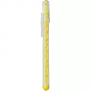 Długopis 'labirynt' - żółty