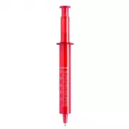 Długopis 'strzykawka' - czerwony