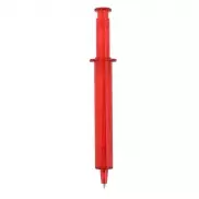 Długopis 'strzykawka' - czerwony