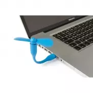 Wiatrak USB do komputera - niebieski