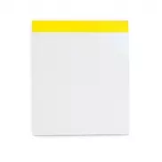 Tablica do pisania z magnesem na lodówkę, pisak, gumka - żółty