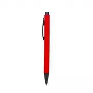 Długopis z wysokiej jakości plastiku i metalu - czerwony