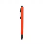 Długopis z wysokiej jakości plastiku i metalu - pomarańczowy