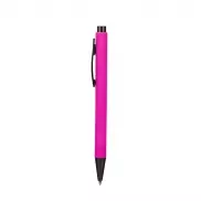 Długopis z wysokiej jakości plastiku i metalu - różowy