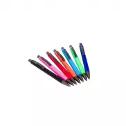 Długopis z wysokiej jakości plastiku i metalu - różowy