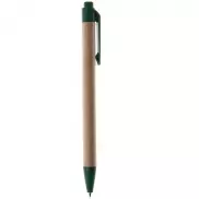 Długopis z kartonu z recyklingu - zielony