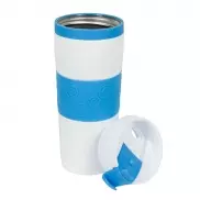 Kubek termiczny 400 ml Air Gifts | Thomas - niebieski