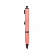 Bambusowy długopis, touch pen - różowy