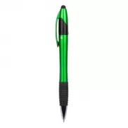Długopis, touch pen, wielokolorowy wkład - zielony