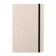 Bawełniany notatnik A5 - czarny