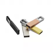 Pamięć USB z karabińczykiem - złoty