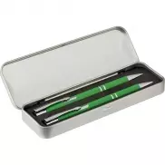 Zestaw piśmienny, długopis i ołówek mechaniczny - jasnozielony