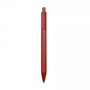 Długopis wykonany z wysokiej jakości połyskującego tworzywa - czerwony