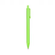 Długopis wykonany z wysokiej jakości połyskującego tworzywa - jasnozielony
