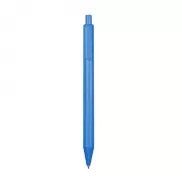 Długopis wykonany z wysokiej jakości połyskującego tworzywa - niebieski