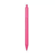 Długopis wykonany z wysokiej jakości połyskującego tworzywa - różowy