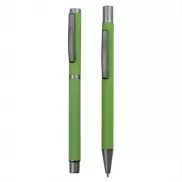 Zestaw piśmienny, długopis i pióro kulkowe | Elliot - zielony