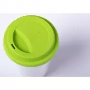 Ceramiczny kubek podróżny 400 ml - jasnozielony