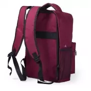 Plecak na laptopa 15', chroniący przed kieszonkowcami, ochrona RFID - czerwony