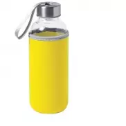 Szklana butelka 420 ml | Bob - żółty