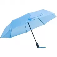 Wiatroodporny parasol automatyczny, składany - błękitny