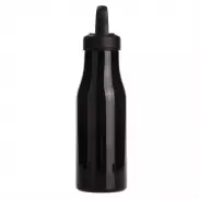 Butelka termiczna 550 ml Air Gifts, pojemnik w zakrętce | Jessica - czarny