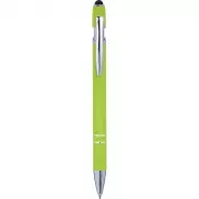 Długopis, touch pen - limonkowy