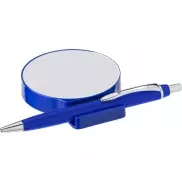 Organizer na biurko, długopis, stojak na telefon - niebieski