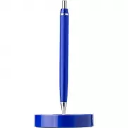 Organizer na biurko, długopis, stojak na telefon - niebieski