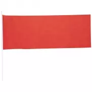 Flaga kibica - czerwony