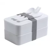 Antybakteryjne pudełko na lunch - biały