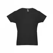 THC LUANDA. T-shirt męski z bawełny rurkowej - Czarny - L