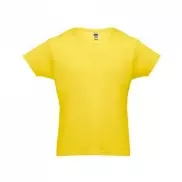 THC LUANDA. T-shirt męski z bawełny rurkowej - Żółty - L