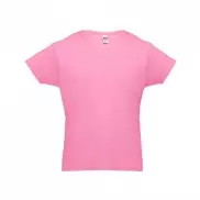 THC LUANDA. T-shirt męski z bawełny rurkowej - Jasny różowy - L