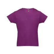 THC LUANDA. T-shirt męski z bawełny rurkowej - Purpurowy - L