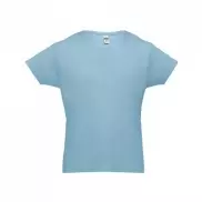 THC LUANDA. T-shirt męski z bawełny rurkowej - Pastelowy niebieski - L