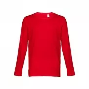 THC BUCHAREST. Męski t-shirt z długim rękawem - Czerwony - L