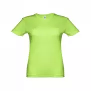 THC NICOSIA WOMEN. Damski sportowy t-shirt - Fluorescencyjny zielony - L