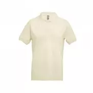 THC ADAM 3XL. Męski polo t-shirt - Pastelowy żółty - 3XL