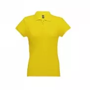THC EVE. Damski polo t-shirt - Żółty - XXL