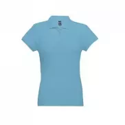 THC EVE. Damski polo t-shirt - Błękitny - L