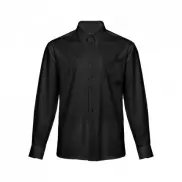 THC TOKYO. Męska koszula oxford z długim rękawem - Czarny - XL